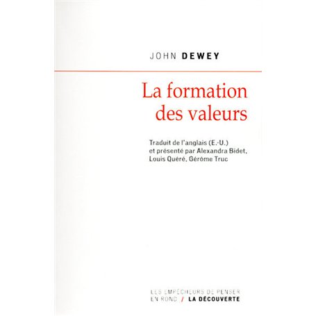 La formation des valeurs
