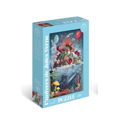 Puzzle L'univers de Jules Verne