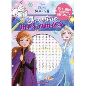 Disney La Reine des Neiges 2 - Je colorie mes amies - Avec stickers ongles - Des stickers pour décorer mes ongles Disney La Reine des Neiges 2 - Je colorie mes amies - Avec stickers ongles - Des stickers pour décorer mes ongles