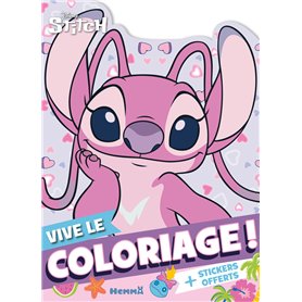 Disney Stitch - Vive le coloriage ! (Angel) - + Stickers offerts Disney Stitch - Vive le coloriage ! (Angel) - + Stickers offerts