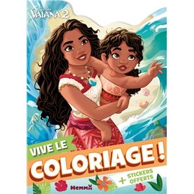 Disney Vaiana 2 - Vive le coloriage ! (Vaiana et Simea) - + Stickers offerts Disney Vaiana 2 - Vive le coloriage ! (Vaiana et Simea) - + Stickers offerts
