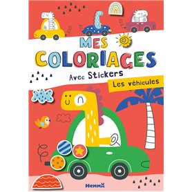 Mes coloriages avec stickers - Les véhicules Mes coloriages avec stickers - Les véhicules