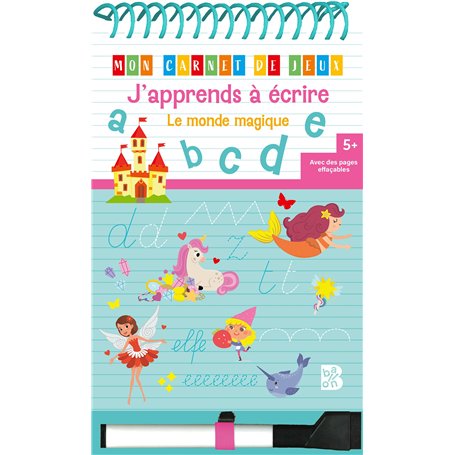 J'apprends à écrire : Le monde magique 5+