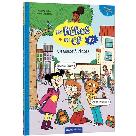 Les héros du CP en bd - niveau 1 - Un mulot à l'école