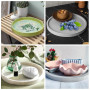 Moule Resine Epoxy Plateau Rond, 20.5cm Moule Plateau en Résine Silicone, Moules Dessous de Verre Resine Epoxy, Moule en Resine 