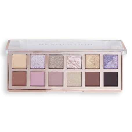 Makeup Revolution, Palette d'Ombres à Paupières The True Icon Bronze, Finitions Crème, Matte & Irisées, 12 Teintes Mélangeables