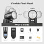 Godox V1PRO-C V1Pro C Tête Ronde Flash Appareil Photo Flash TTL Speedlite 2.4G sans Fil TTL Speedlight Strobe,76Ws HSS 1/8000s p