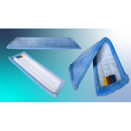 FRANGE MICROFIBRE EPAISSE AUTO-AGRIPPANTE 40 CM QUALITE PROFESSIONNELLE STEVER PRO - GRANDE ABSORPTION POUR BALAI SERPILLERE AVE