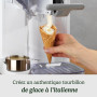 Cuisinart Sorbetière | machine à crème glacée, yaourt glacé, gelato, sorbet, sans produits laitiers | Distributeur de garniture