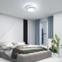 Comely 2 Pièces Plafonniers LED Moderne pour Chambre, Cuisine, Couloir, 32W 2350LM Luminaire Plafond, Rond Lampe LED Plafond, Bl