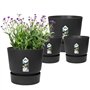 ELHO Lot de 2 pots de fleur rond Greenville - Ø14xH13