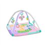 BRIGHT STARTS Tapis de sol éveil bébé évolutif pliable- Jungle Rose- arche avec jouets sensoriels et musicaux
