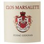 Clos Marsalette 2017 Pessac-Leognan - Vin rouge de Bordeaux