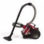 Aspirateur Multi-cyclonique sans sac - LIVOO DOH105R - 700 W - 2 L - 78 dB - Filtre lavable - Embout 2 en 1 - Rouge / Noir