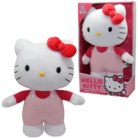 Peluche - GPTOYS - HELLO KITTY - HKT132 - Modele T-shirt rose - 30 cm - Des 3 ans