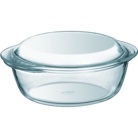 Lot de 2 cocottes - PYREX - Verre - Rond - 2