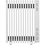 Radiateur électrique bain d'huile - SENCOR - SOH 6213WH - 2500 W - Panneau de commande numérique - Blanc