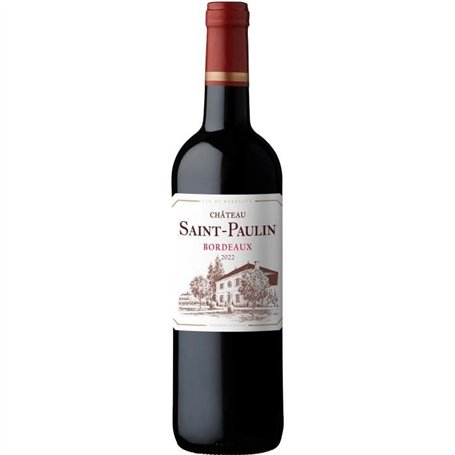 Château Saint-Paulin 2022 Bordeaux - Vin rouge de Bordeaux