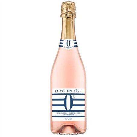 La vie en zéro - Boisson a base de vin sans alcool - Rosé