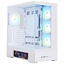 Boitier sans alimentation - ZALMAN P40 DS - Moyen tour - Format ATX - Blanc