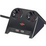 Rallonge 2 prises Schuko sans interrupteur Brennenstuhl 1153520222 3600 W USB x 2 Bureau (1,8 m)