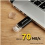 Clé USB INTENSO Twist Line 256 GB Anthracite (2 Unités)