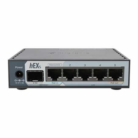 Router Mikrotik E60IUGS Noir RJ45 Ethernet LAN PoE x 1 USB 3.2 USB x 1