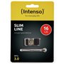 Clé USB INTENSO Slim Line 16 GB Noir