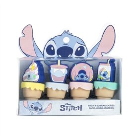 Surligneur Stitch Bleu 5 Pièces Surligneur Stitch Bleu 5 Pièces