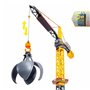 Grue de jouet Smoby Mighty Crane Télécommandé Jaune Gris