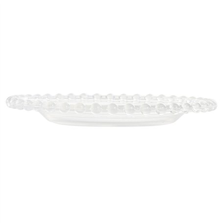 Assiette plate Home ESPRIT Transparent Verre 15