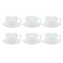 Ensemble de tasses à café Home ESPRIT Transparent 240 ml