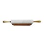 Rouleau Home ESPRIT Métal Marbre Bois d'acacia 48 X 5 X 5 CM