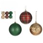 Lot de boules de Noël Krist+ 6X12778 6X12778 Multicouleur Plastique Ø 8 cm
