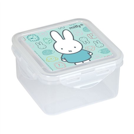 Boîte à lunch Miffy Friends Bleu Polyester 13 x 7.5 x 13 cm