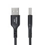Câble USB Startech USB2AC15CMBK Noir