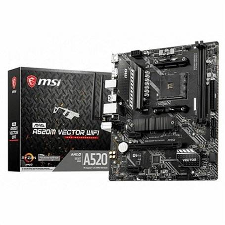 Carte Mère MSI MAG A520M VECTOR WIFI AMD A520 AMD AM4