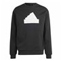 Sweat sans capuche homme Adidas Fi Bos Crw Noir XXL