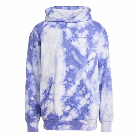 Sweat à capuche homme Adidas All Szn Fleece Wash Hoodie Bleu XS