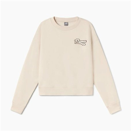 Sweat sans capuche femme Puma Script Crew Fl S