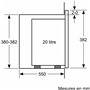 Micro-ondes BOSCH BFL523MW1F Blanc 800 W