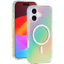 Coque MagSafe iPhone 17 Hybride Transparente Irisée Bigben