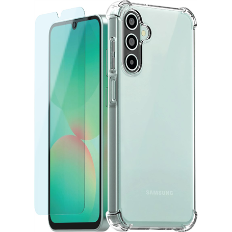 Pack 2 en 1 Coque Samsung Galaxy A26 Souple Transparente + Protège écran Design For Samsung Samsung