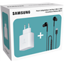 Bundle Ecouteurs intra USB C + Chargeur USB C 25W PD Noir Samsung