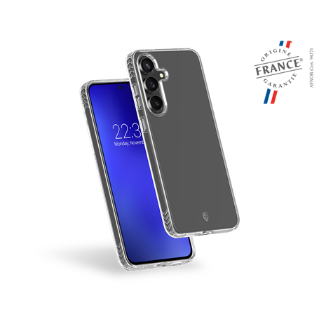 Coque renforcée Samsung Galaxy S25 FE PULSE Origine France Garantie 3m Transparente + Garantie à vie - Origine France Garantie F