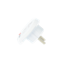 Adaptateur voyage India/Israël/Danemark vers Europe Blanc Skross
