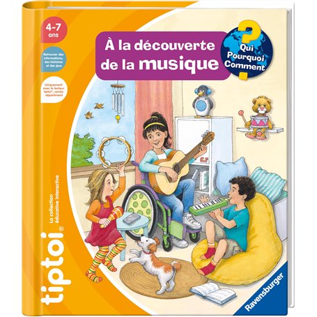Ravensburger - tiptoi® - Livre interactif - À la découverte de la musique - Jeu éducatif électronique