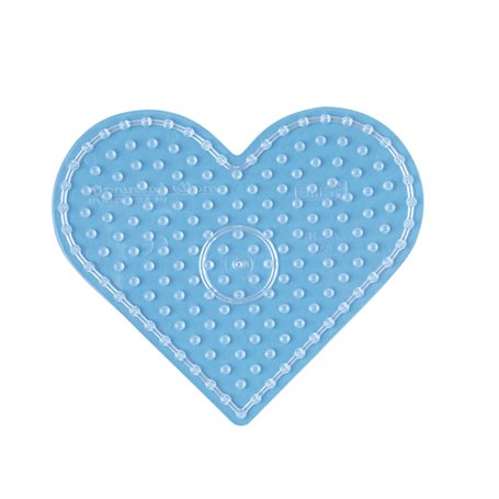 Hama - 8206 - Loisir Créatif - Maxi Plaque - Transparent Cœur