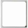 Hager – Cadre intermédiaire 50 x 50 mat blanc polaire