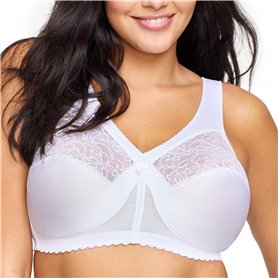 Glamorise Femme Magiclift Grand #1000 Soutien gorge de maintien sans armature, Blanc, 130E EU Glamorise Femme Magiclift Grand #1000 Soutien gorge de maintien sans armature